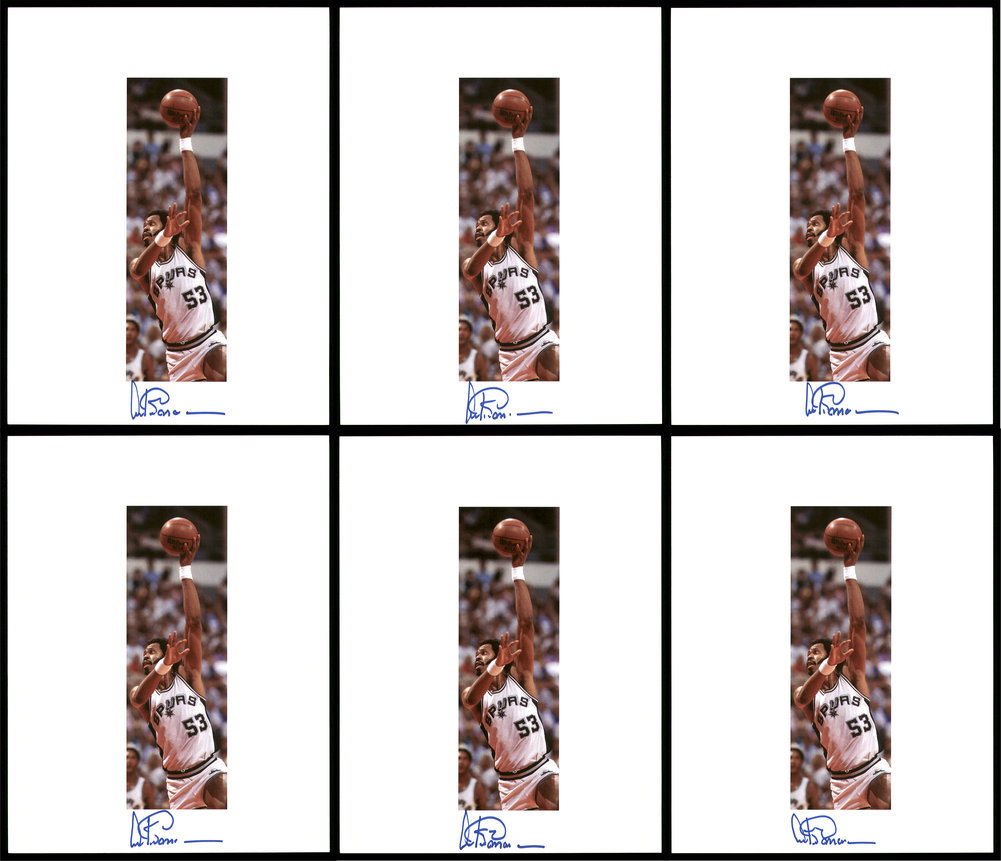 Artis Gilmore Autographed Signed 8.5X11 Photo 12 Count Lot San Antonio Spurs #194008 Image a