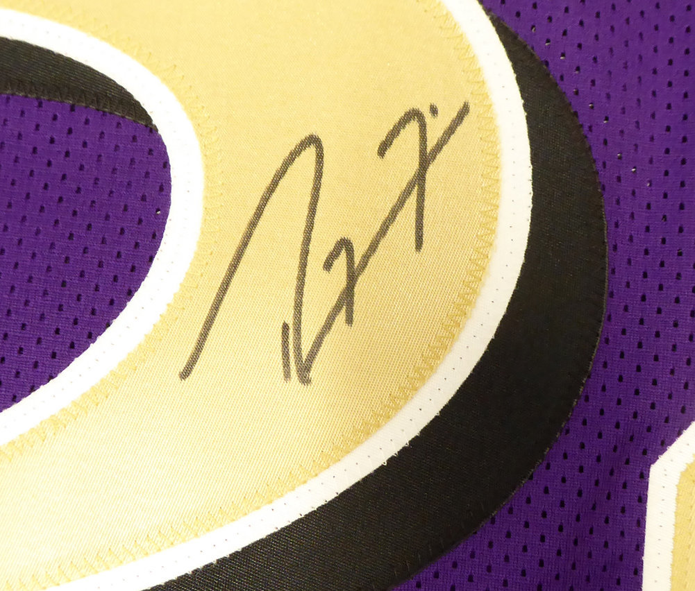 Baltimore Ravens Ray Lewis Autographed Purple Jersey JSA Image a