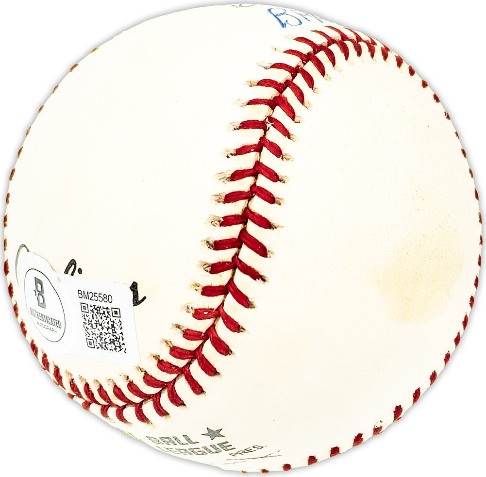 Barney White Autographed Signed Official Nl Baseball Brooklyn Dodgers "1945" Beckett Beckett Qr #Bm25580 Image a