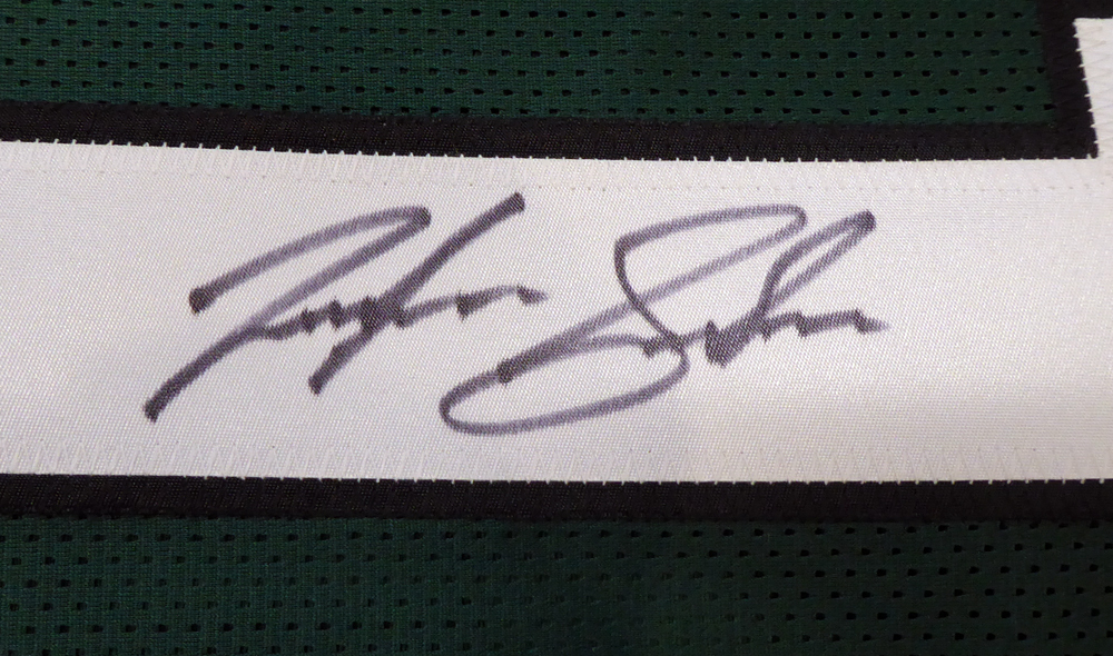 Baylor Bears Josh Gordon Autographed Green Jersey Beckett Beckett Image a