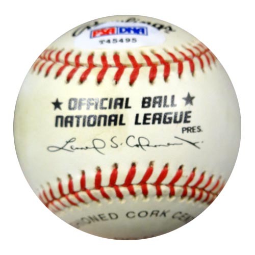 Ben Wade Autographed Official Nl Baseball Brooklyn Dodgers PSA/DNA Image a