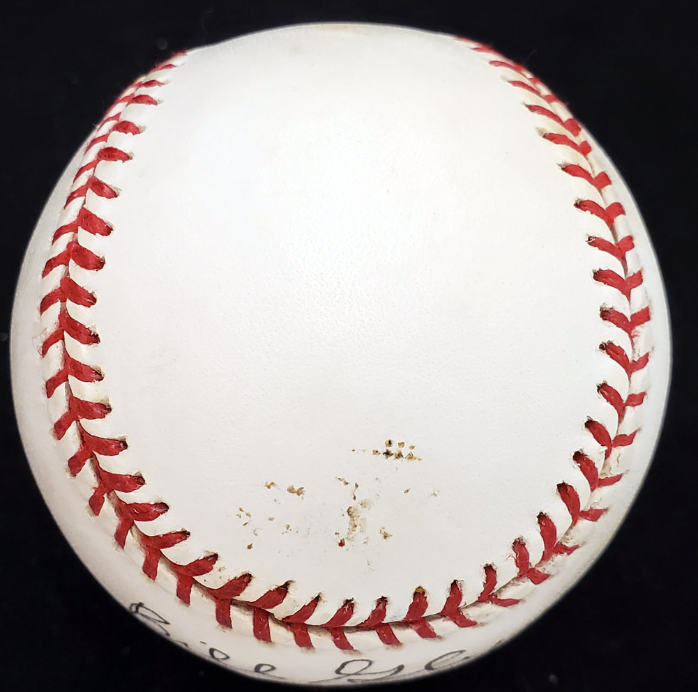 Bill Glynn Autographed Official Al Baseball Cleveland Indians Beckett Beckett Image a