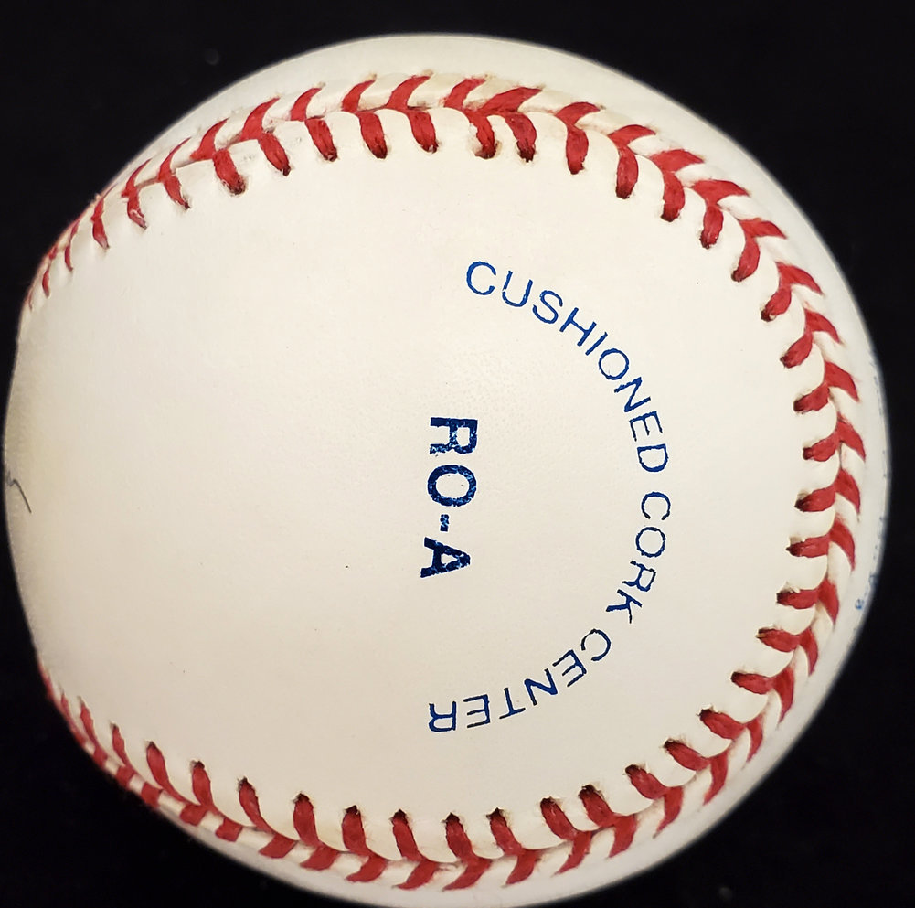 Bill Glynn Autographed Official Al Baseball Cleveland Indians Beckett Beckett Image a