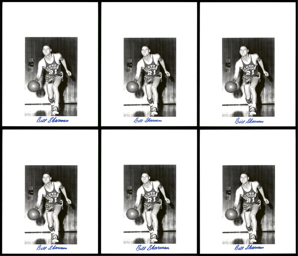 Bill Sharman Autographed 8.5X11 Photo 12 Count Lot Boston Celtics #194009 Image a