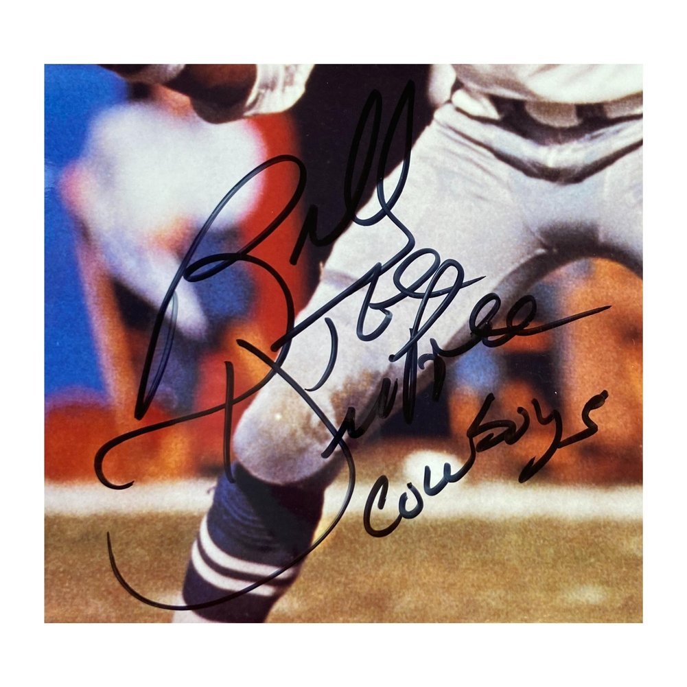 Billy Joe DuPree Signed Dallas Cowboys 8x10 Photo with Cowboys Inscription Image a