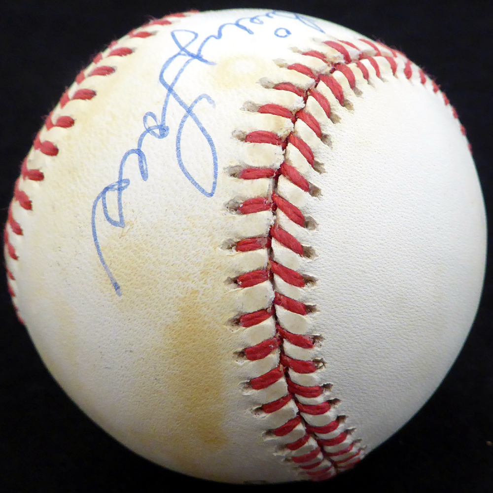Billy Loes Autographed Official Nl Baseball Brooklyn Dodgers Beckett Beckett Image a