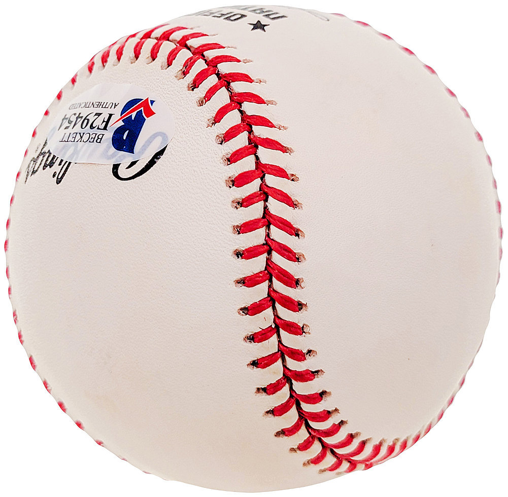 Billy Loes Autographed Official Nl Baseball Brooklyn Dodgers Beckett Beckett Image a