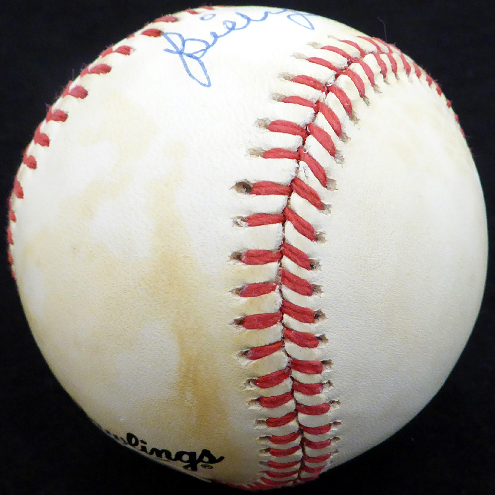 Billy Loes Autographed Official Nl Baseball Brooklyn Dodgers Beckett Beckett Image a