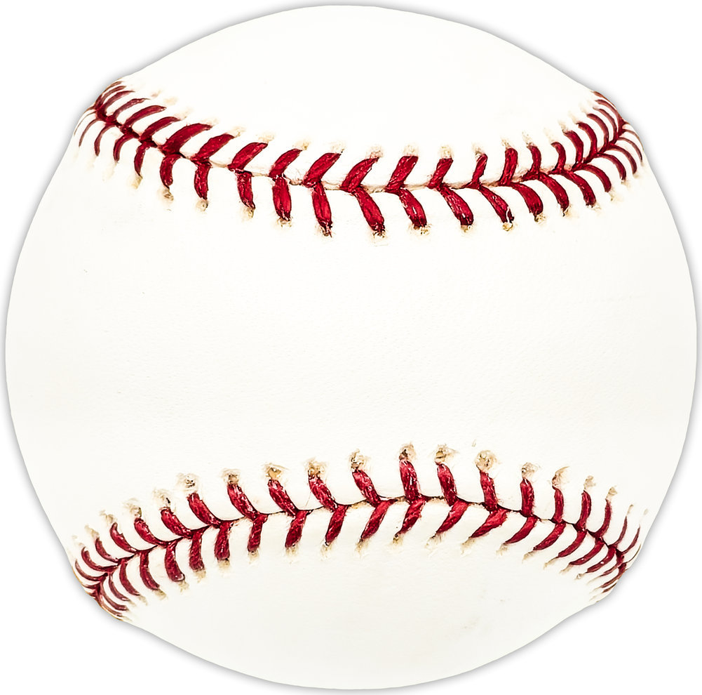 Bob Bowman Autographed Official MLB Baseball Philadelphia Phillies Beckett Beckett Qr #Bm25221 Image a