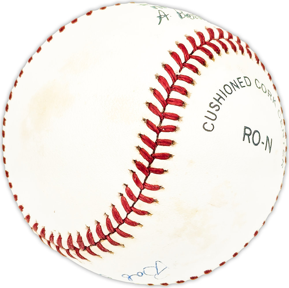 Bob Buhl Autographed Official Nl Baseball Milwaukee Braves Beckett Beckett Qr #Bm25850 Image a