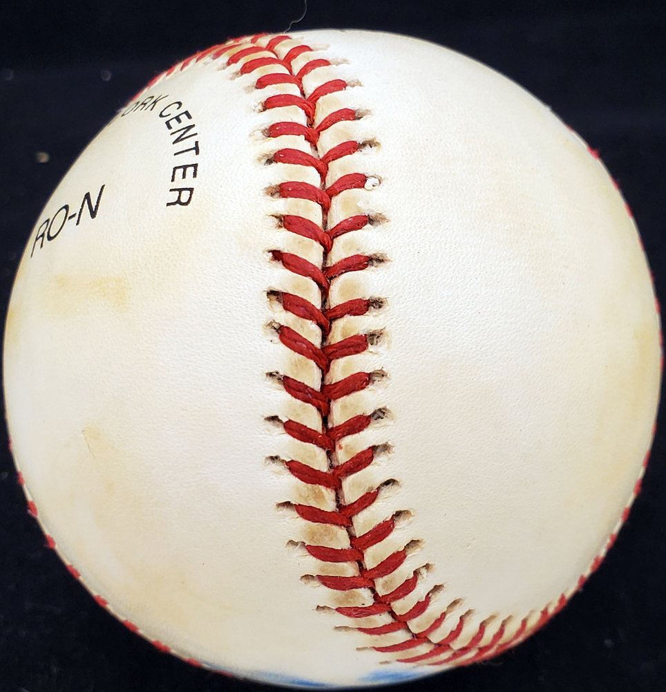 Bob Rush Autographed Official Nl Baseball Chicago Cubs, Atlanta Braves Beckett Beckett Image a