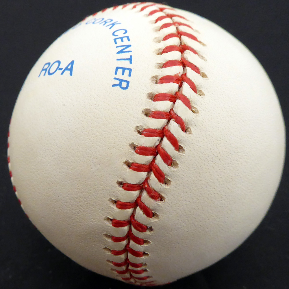 Bob Savage Autographed Official Al Baseball Philadelphia A's Beckett Beckett Image a