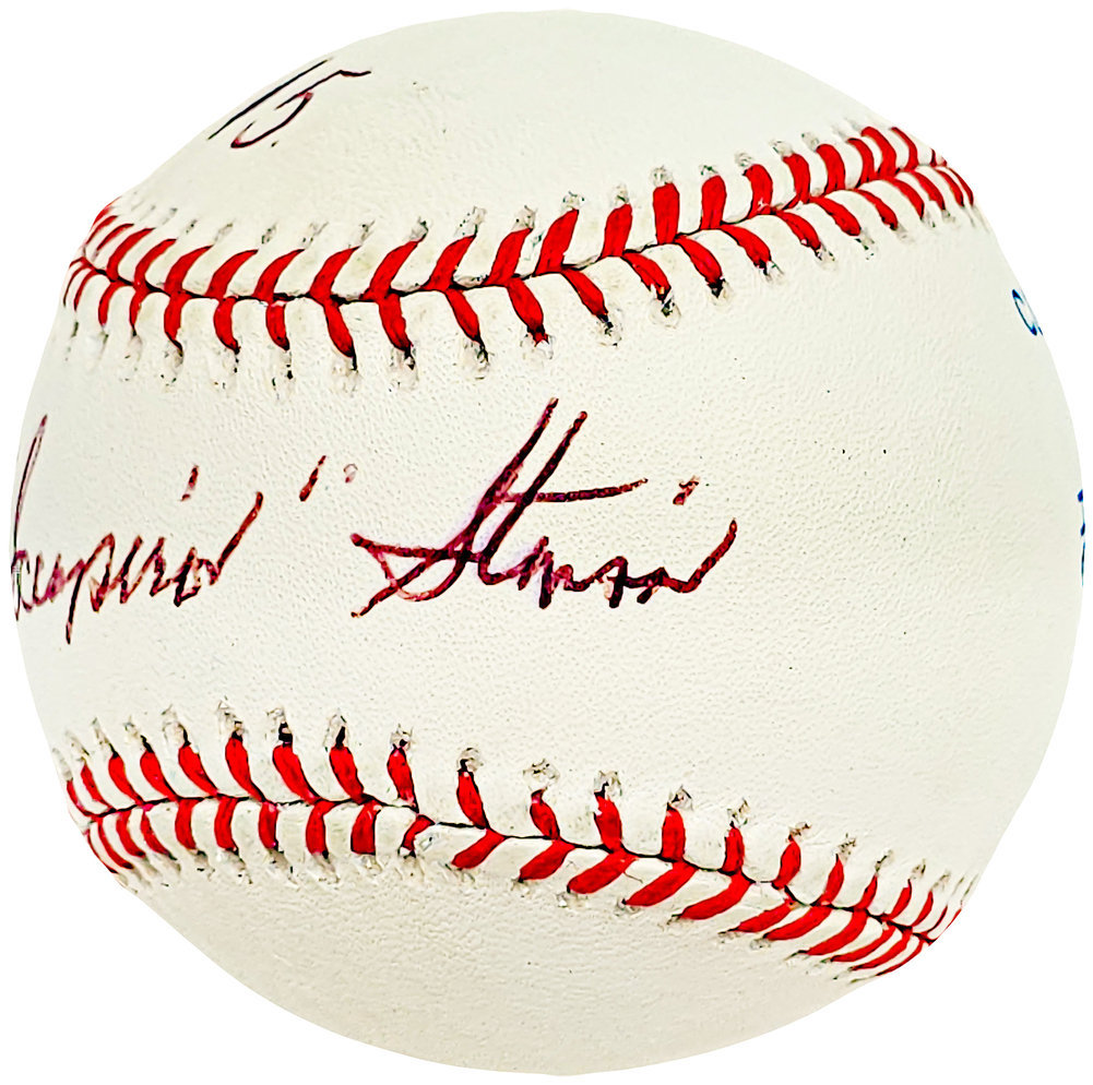 Bob Stinson Autographed Official Al Baseball Mariners, Expos "Scrap Iron" Beckett Beckett Image a