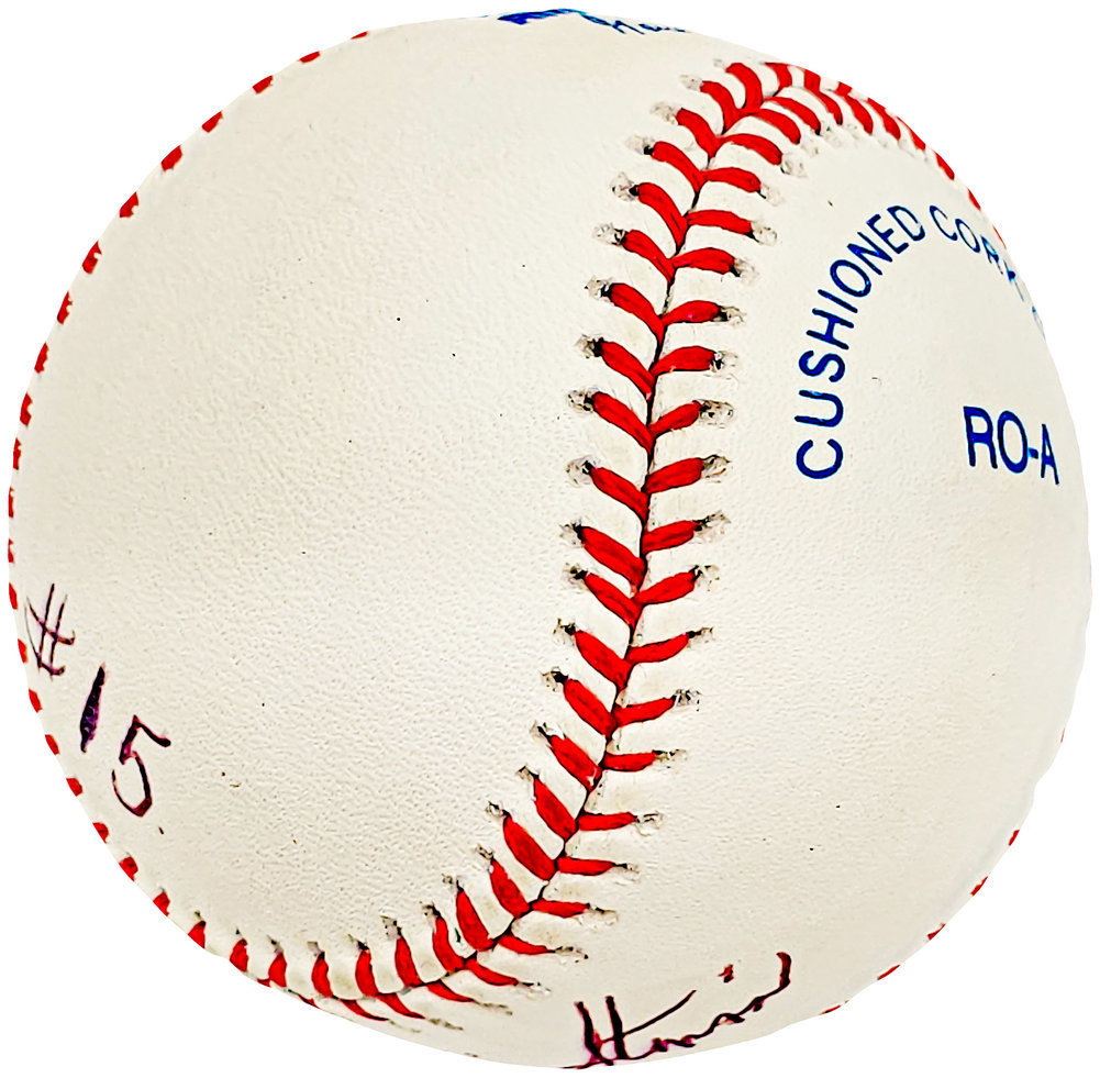 Bob Stinson Autographed Official Al Baseball Mariners, Expos "Scrap Iron" Beckett Beckett Image a