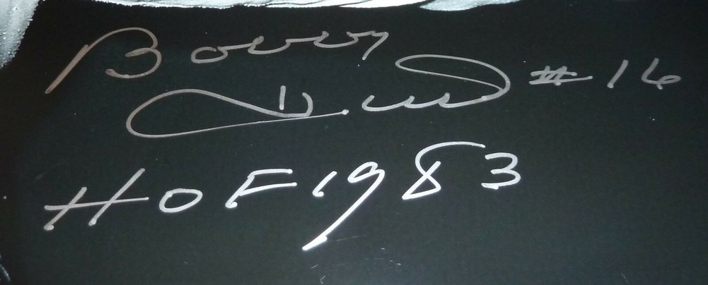 Bobby Hull Autographed Signed PSA/DNA -Glenn Hall Chicago ...