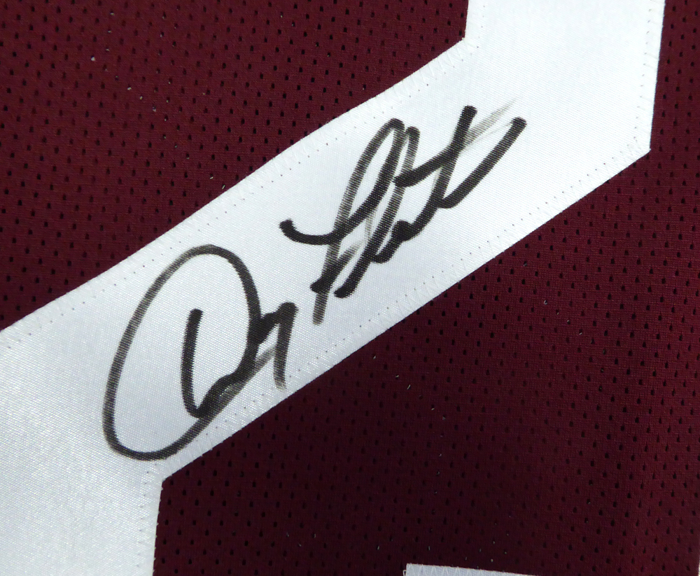Boston College Eagles Doug Flutie Autographed Red Jersey Beckett Beckett Image a