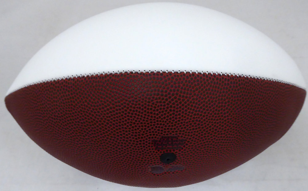 Brian Dawkins Autographed Clemson Tigers White Logo Football Beckett Beckett Image a
