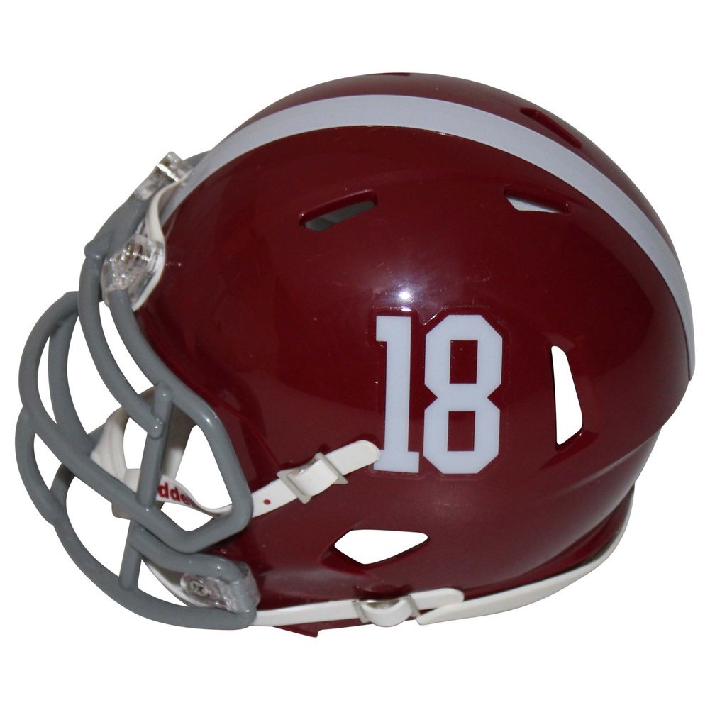 Brian Robinson Autographed Signed Alabama Crimson Tide Riddell Speed M/H Autographed Signed in White-JSA Image a