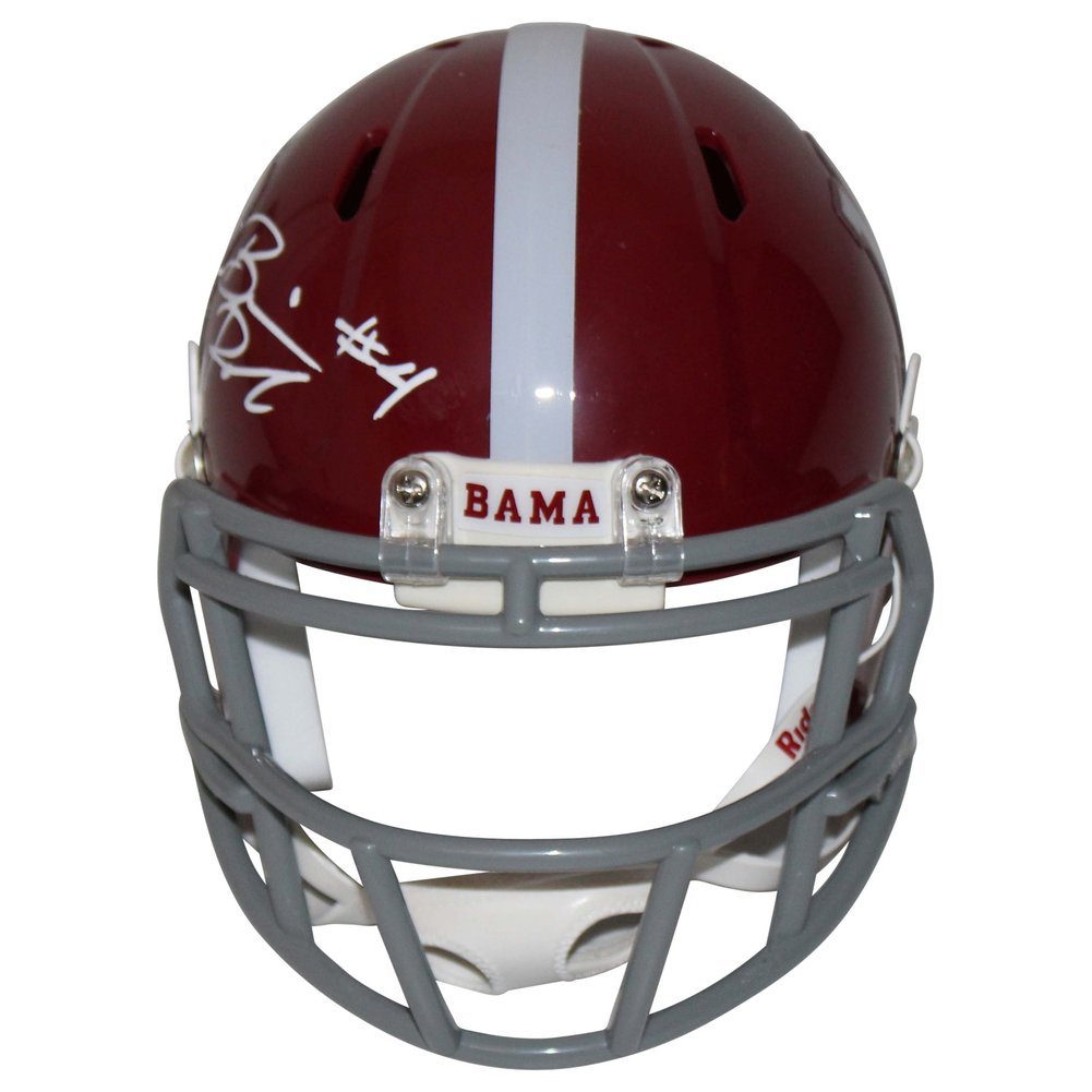 Brian Robinson Autographed Signed Alabama Crimson Tide Riddell Speed M/H Autographed Signed in White-JSA Image a