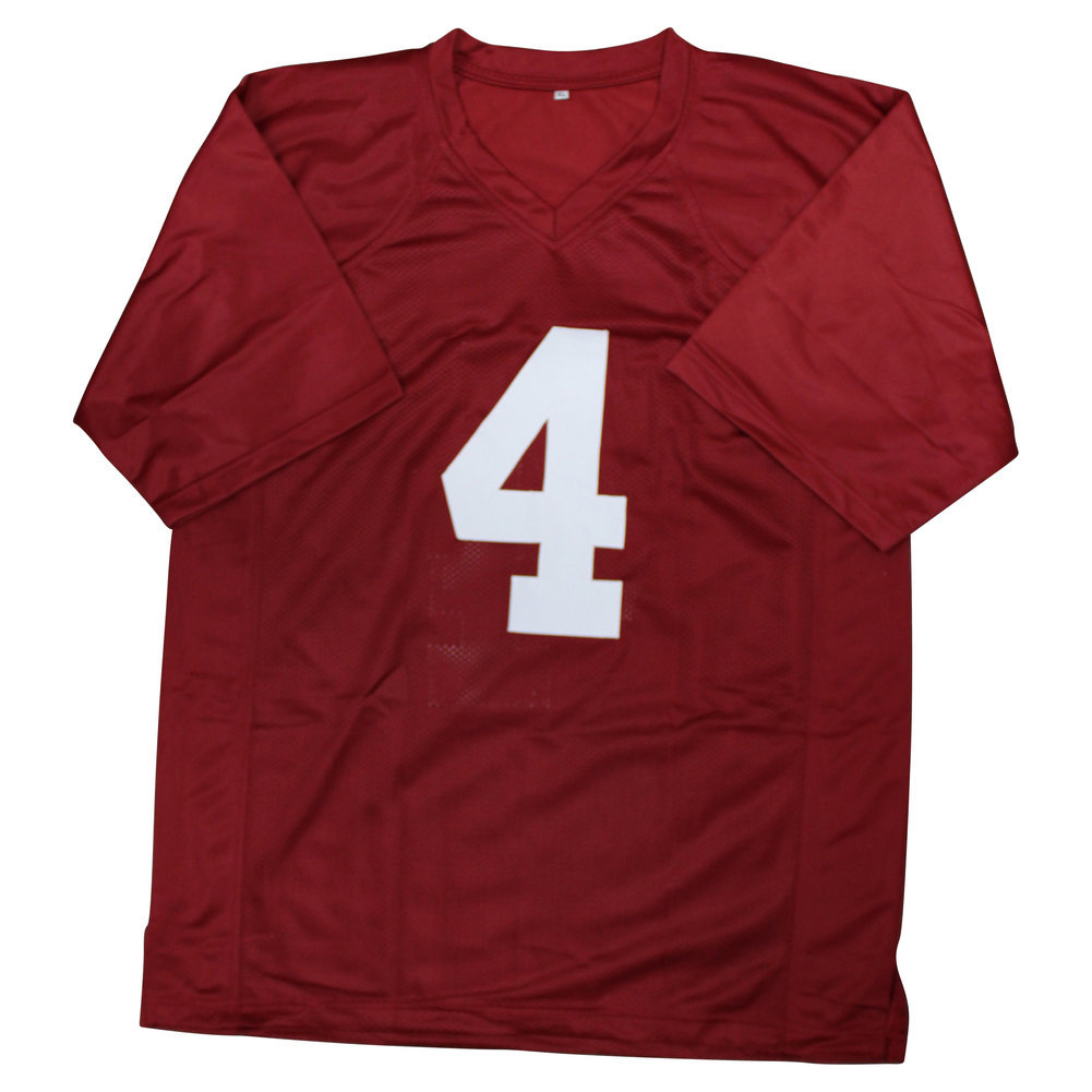 Brian Robinson Jr. Autographed Alabama Crimson Tide Custom Crimson Jersey - JSA Image a
