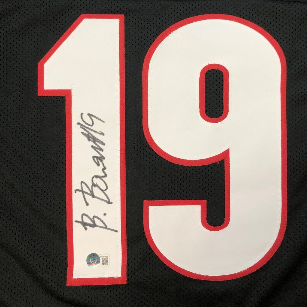 Brock Bowers Signed Georgia Bulldogs Custom Black #19 Jersey - Beckett Image a