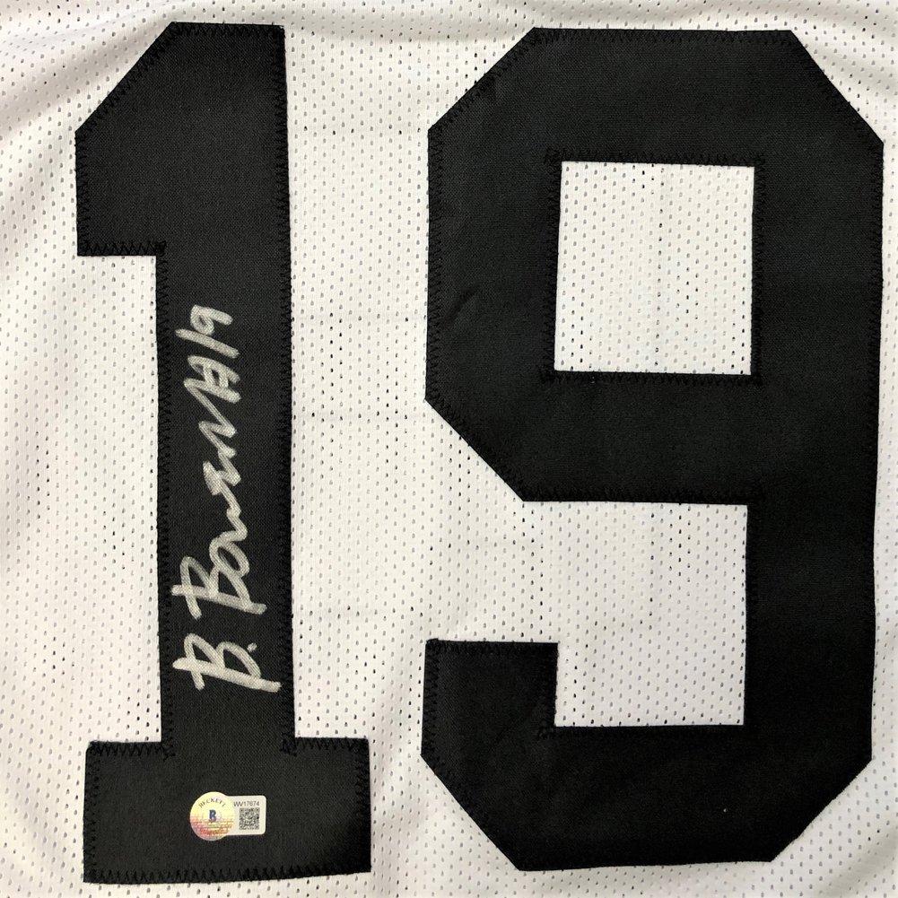 Brock Bowers Signed Georgia Bulldogs Custom White #19 Jersey - Beckett Image a