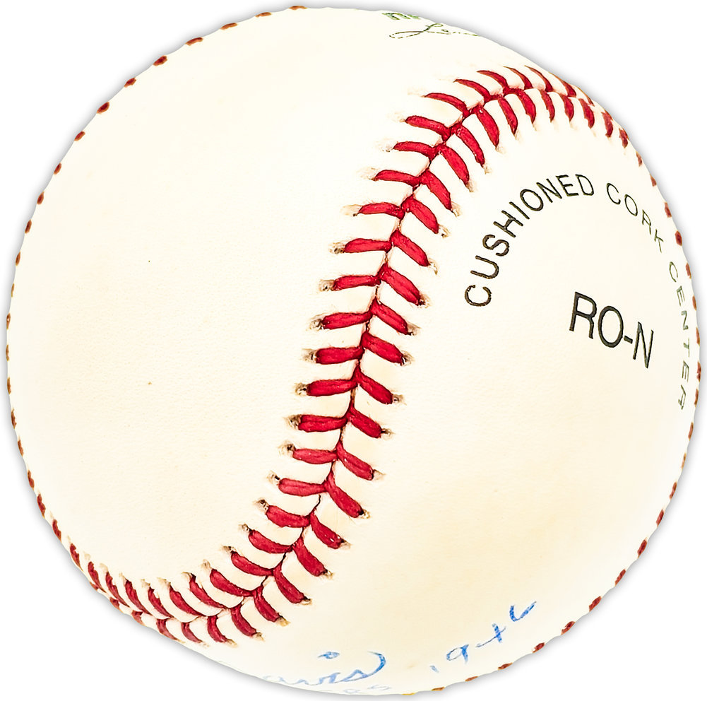 Otis Scat Davis Autographed Signed Official Nl Baseball Brooklyn Dodgers "1946" Beckett Beckett Qr #Bm25342 Image a