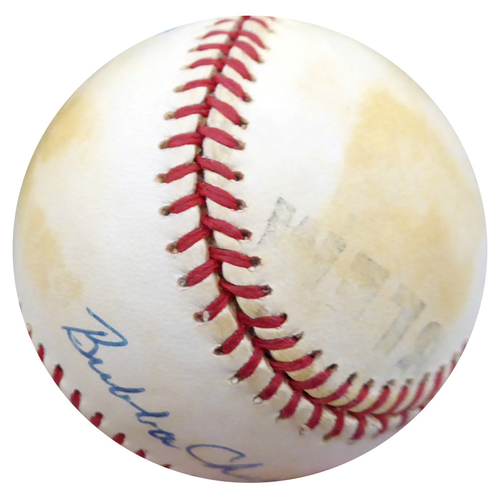 Bubba Church Autographed Official Al Baseball Philadelphia Phillies, Cincinnati Reds Beckett Beckett Image a