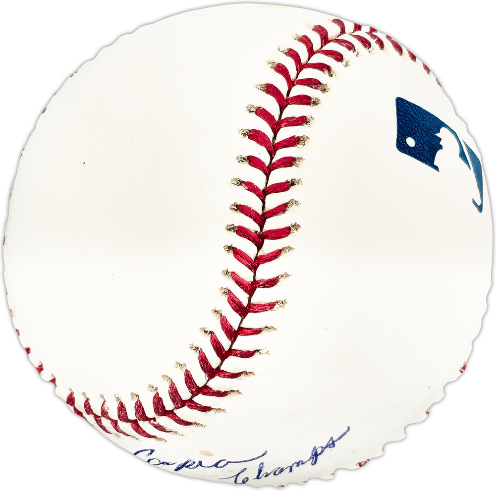 Buzz Capra Autographed Official MLB Baseball Atlanta Braves "1973 Nl Champs" #225744 Image a
