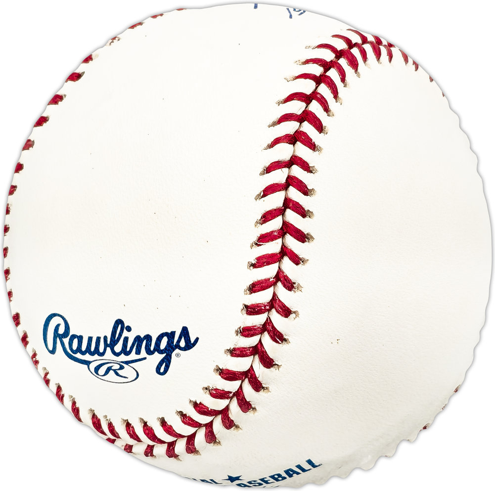 Buzz Capra Autographed Official MLB Baseball Atlanta Braves "1973 Nl Champs" #225744 Image a