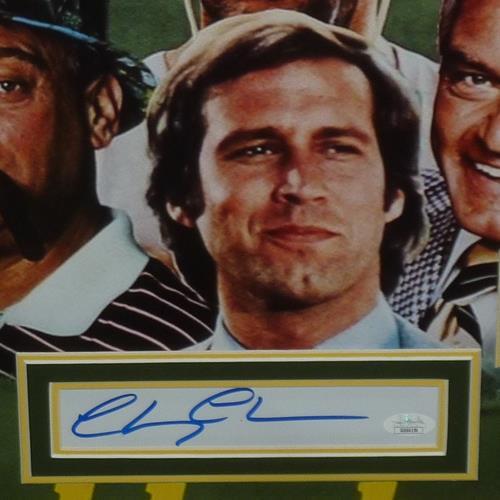 Caddyshack Full-Size Movie Poster Deluxe Framed With Bill Murray Autographed Signed , Rodney Dangerfield, Ted Knight And Chevy Chase Autographs - JSA Image a