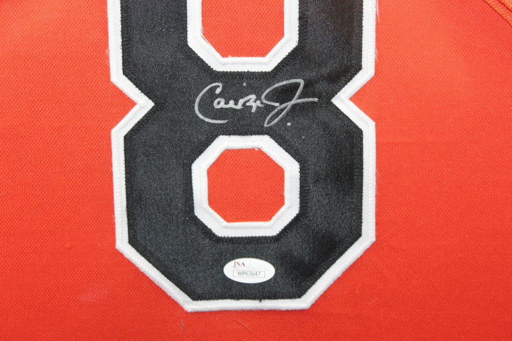 Cal Ripken Jr. Autographed Signed Baltimore Orioles Framed Premium Deluxe Jersey - JSA Authentic Image a