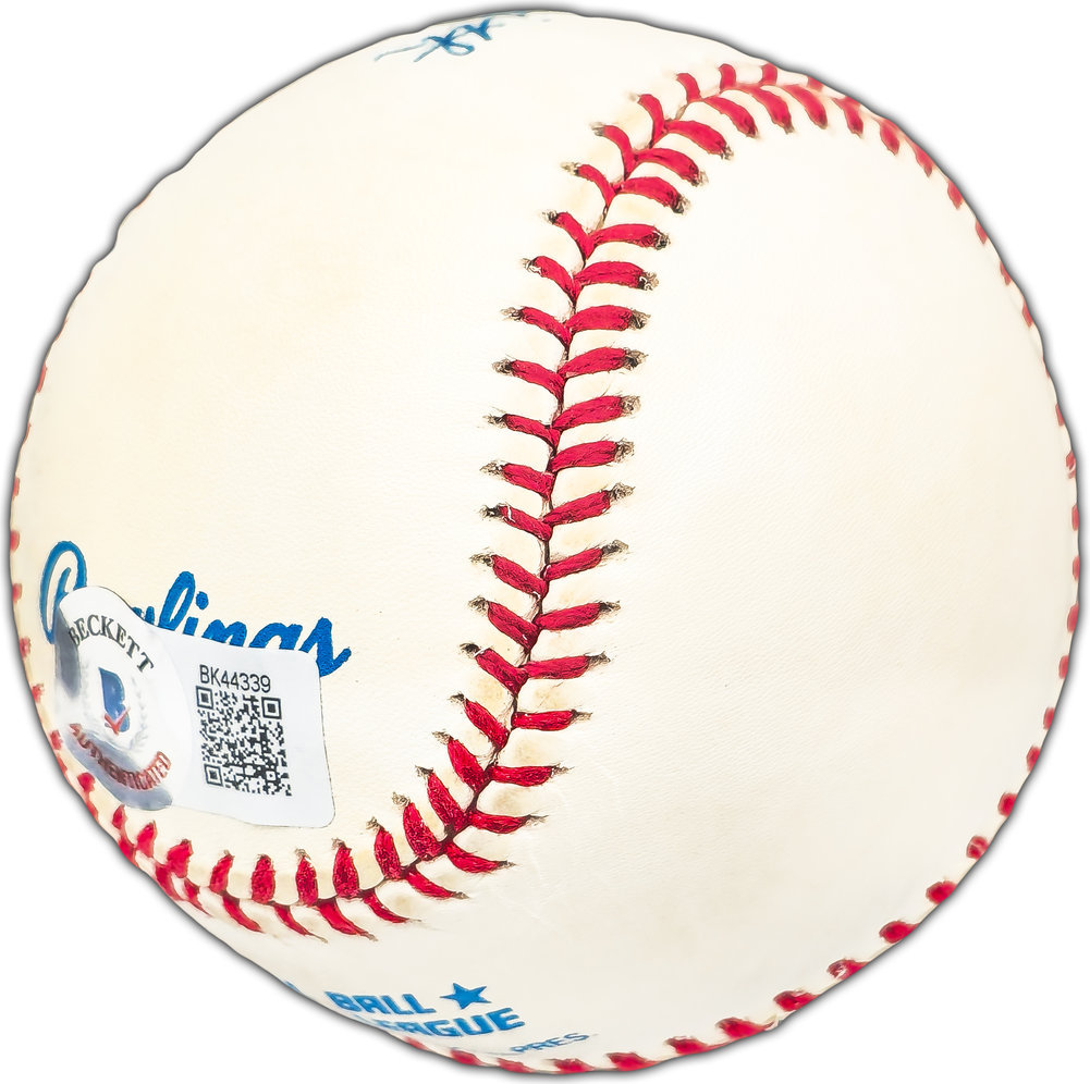 Calvin Griffith Autographed Official Al Baseball Minnesota Twins Owner Beckett Beckett Image a