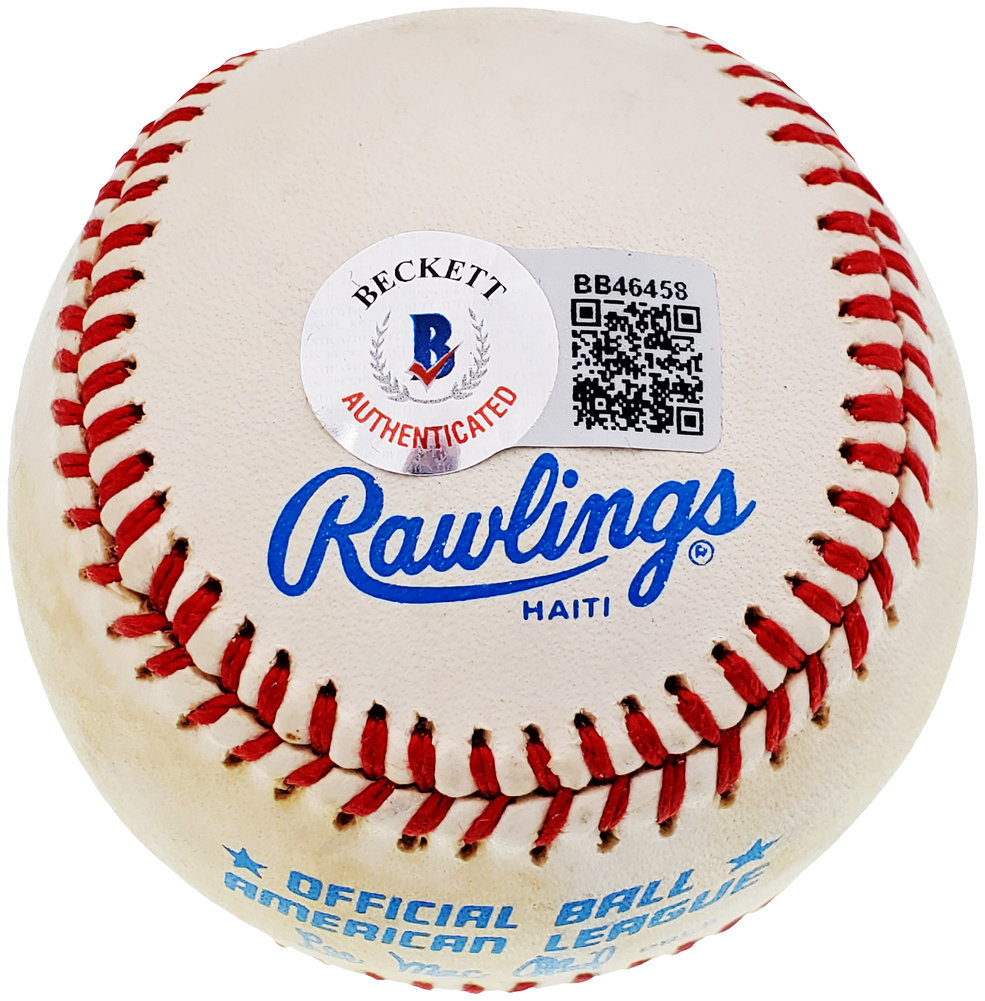 Calvin Griffith Autographed Official Macphail Al Baseball Minnesota Twins Owner Beckett Beckett Image a
