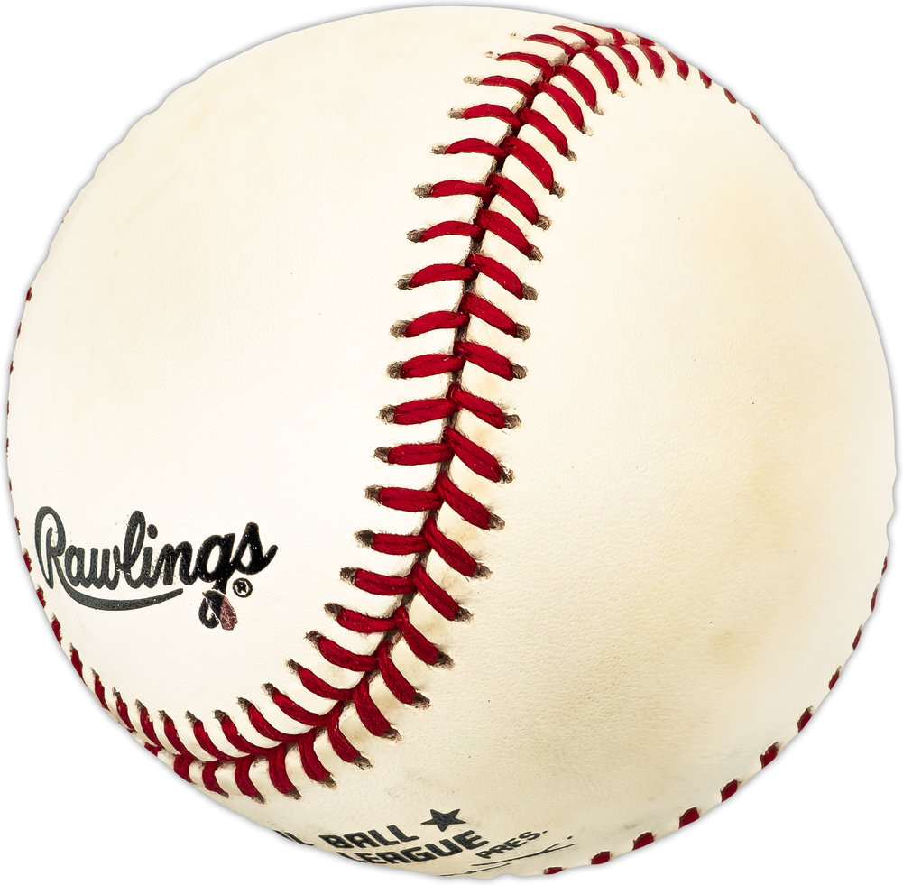 Carlos Perez Autographed Official Nl Baseball Montreal Expos #225789 Image a