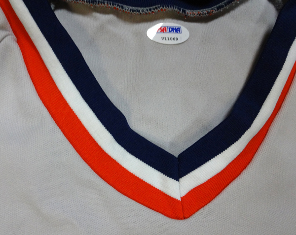 Detroit Tigers Charles "Charlie" Leonard Gehringer Autographed Signed Gray Jersey "HOF 49" PSA/DNA Image a