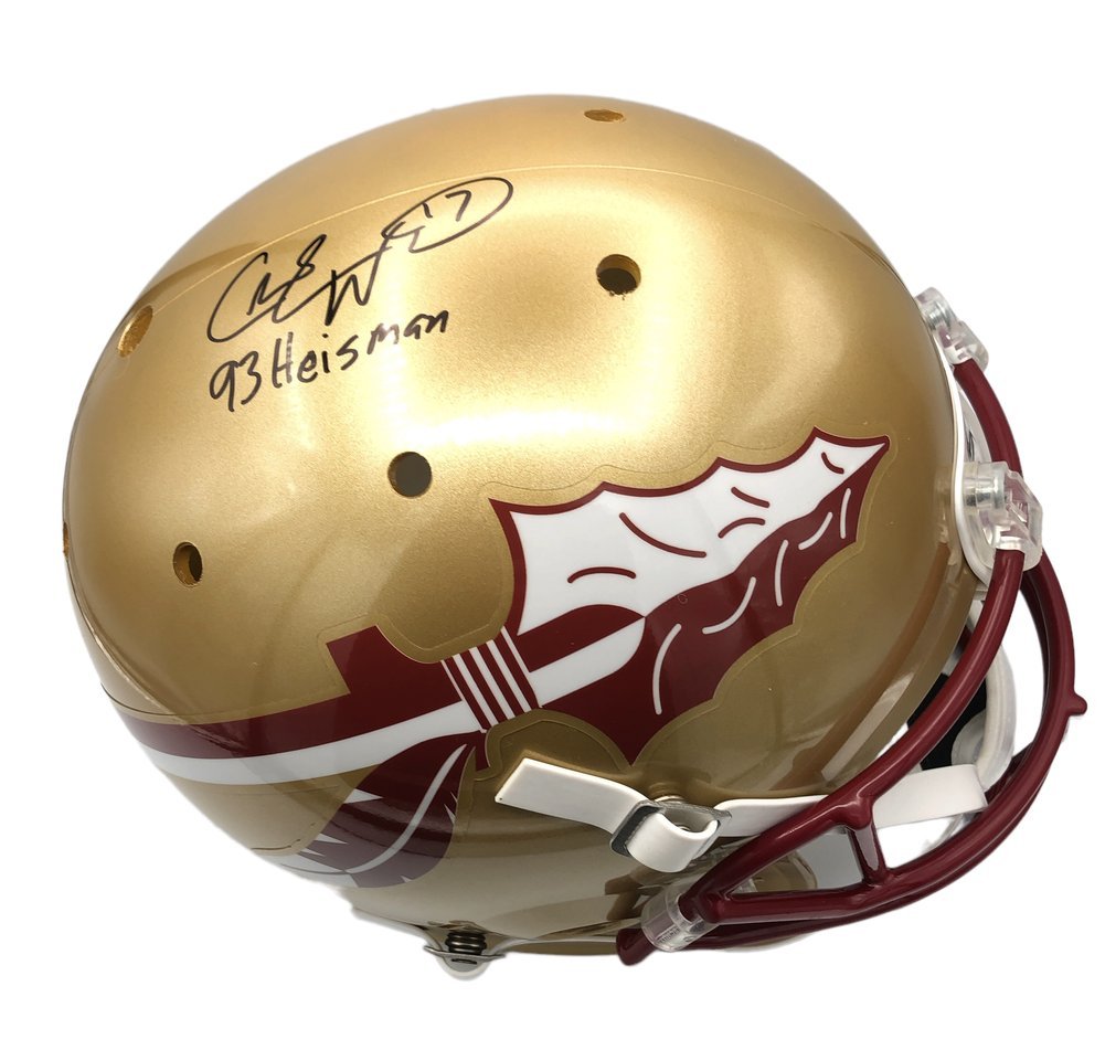 Charlie Ward Autographed Signed Florida State Seminoles Special L E Schutt Full Size Replica