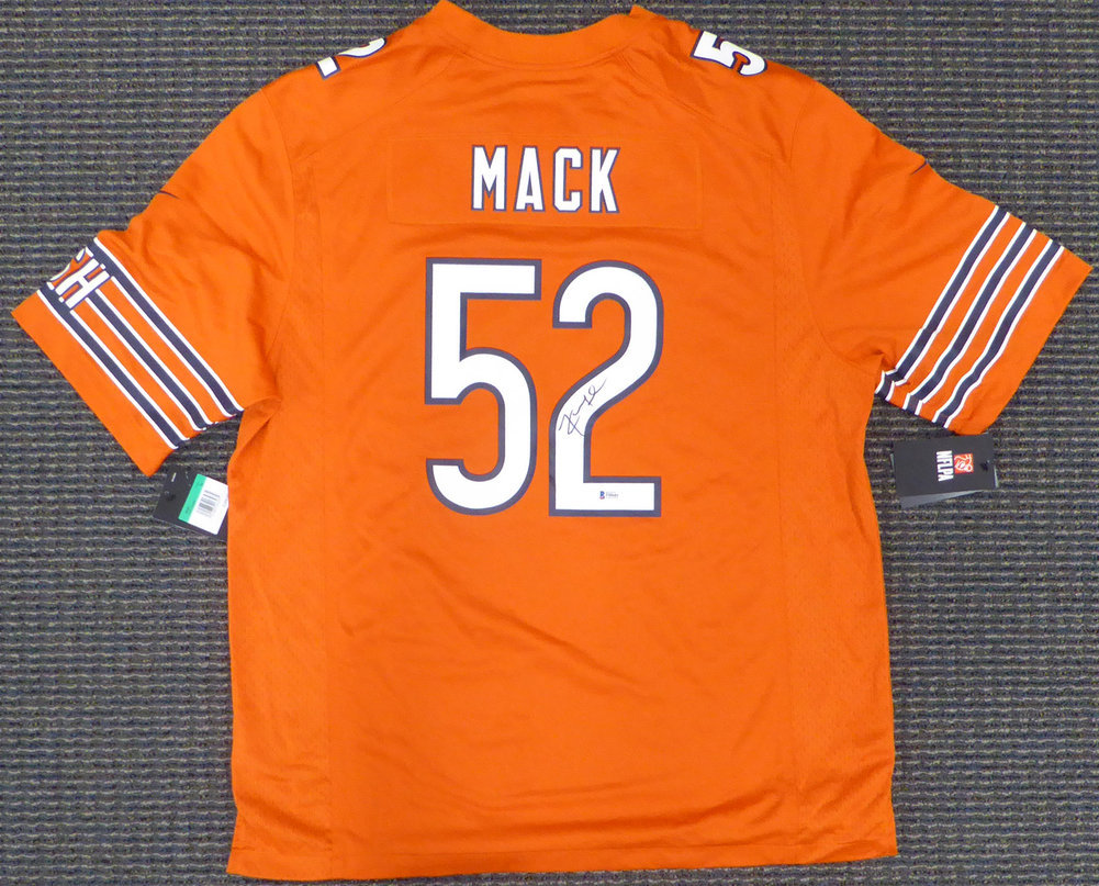 Khalil mack store authentic bears jersey