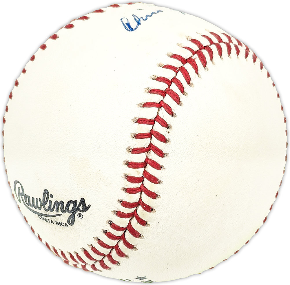 Chico Fernandez Autographed Signed Official Nl Baseball Br. Los Angeles Dodgers, Detroit Tigers #227656 Image a