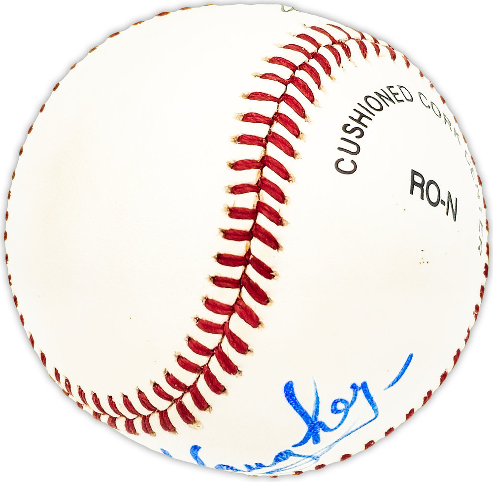 Chris Haughey Autographed Signed Official Nl Baseball Brooklyn Dodgers Beckett Beckett Qr #Bm25313 Image a