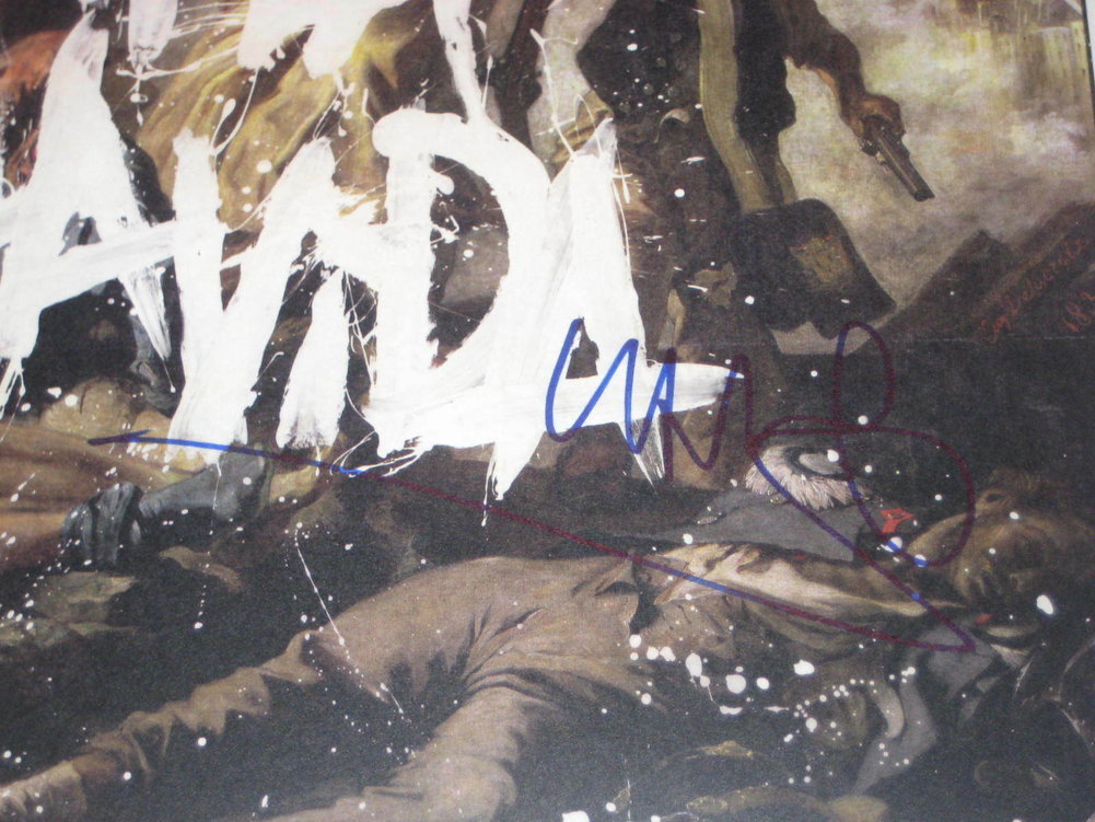 Chris Martin Autographed Signed Coldplay Viva La Vida Lp Cover
