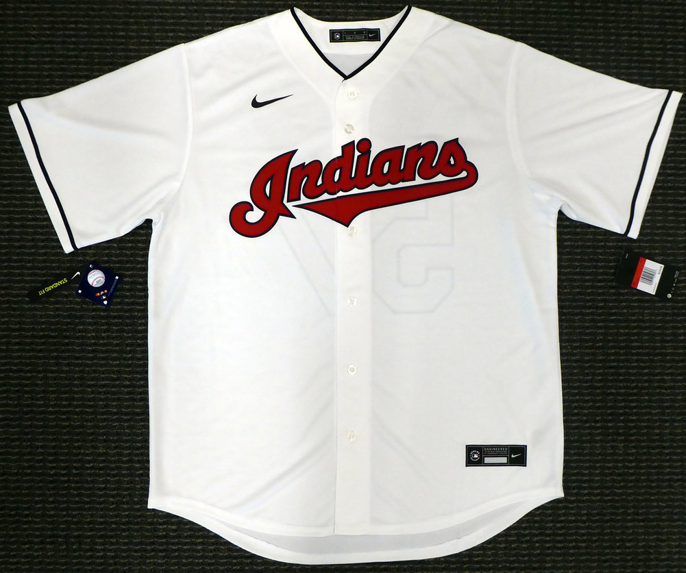 Shane Bieber Cleveland Indians Autographed White Nike Authentic Jersey