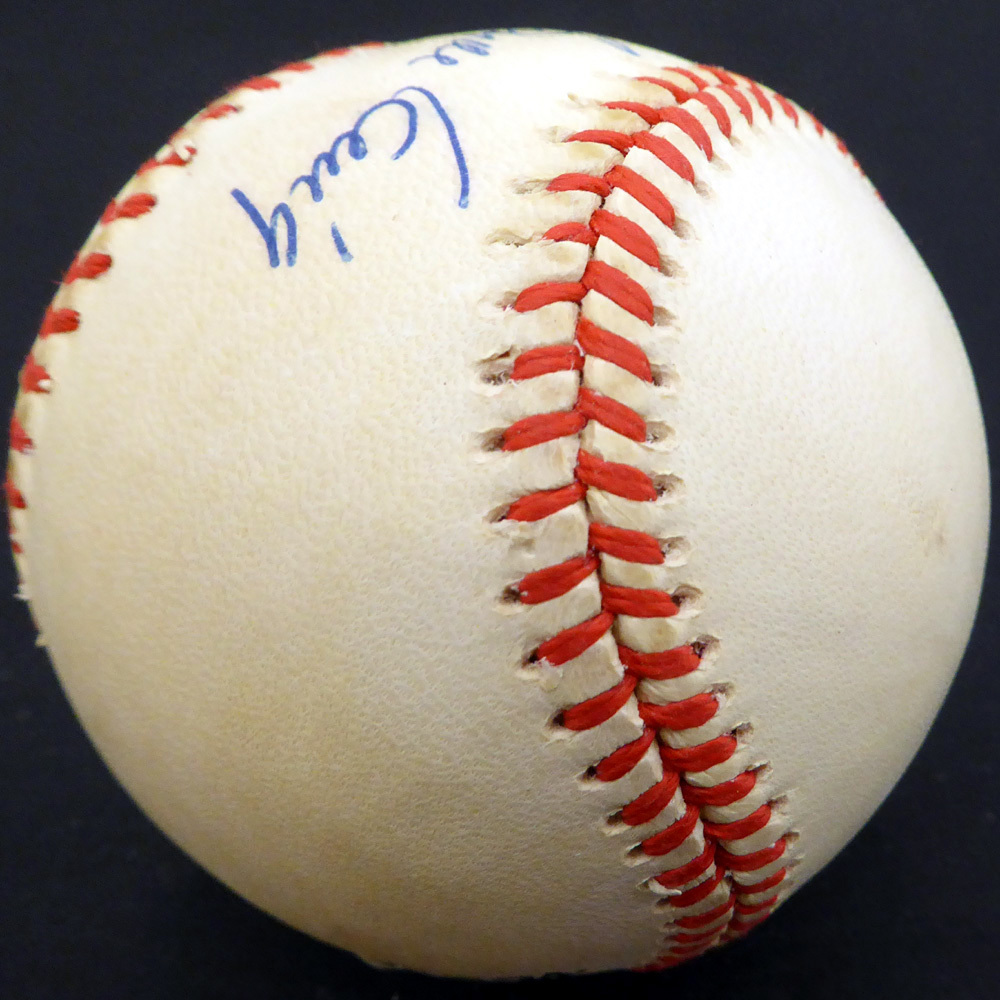 Clyde King Autographed Official Nl Baseball Brooklyn Dodgers, Cincinnati Reds Beckett Beckett Image a