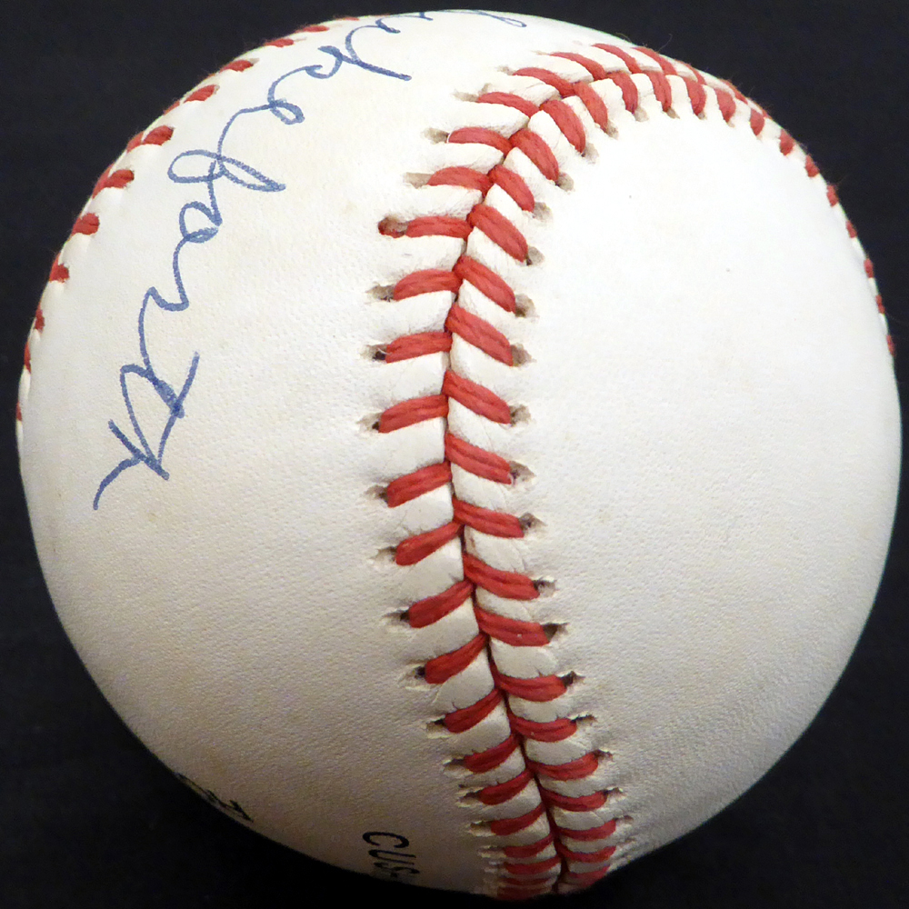 Clyde Sukeforth Autographed Official NL Baseball Inscribed