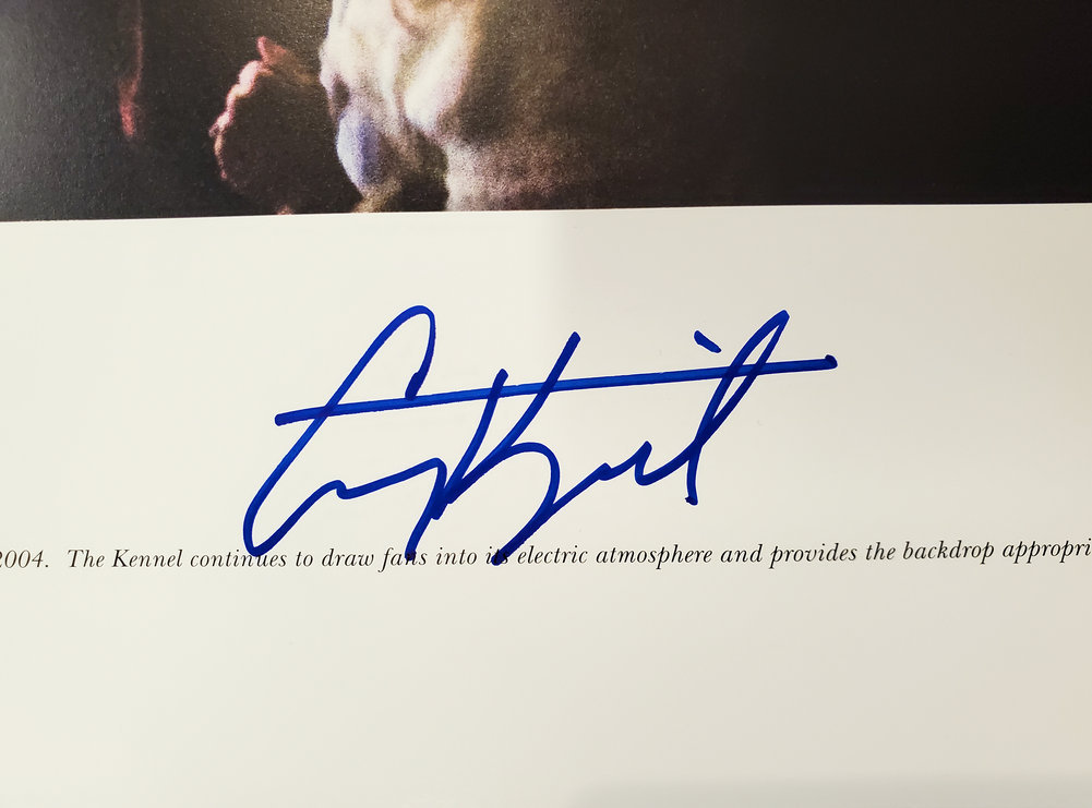 Corey Kispert Autographed Signed 13.5X40 Panoramic Photo Gonzaga Bulldogs "Go Zags" Mcs Holo #194797 Image a