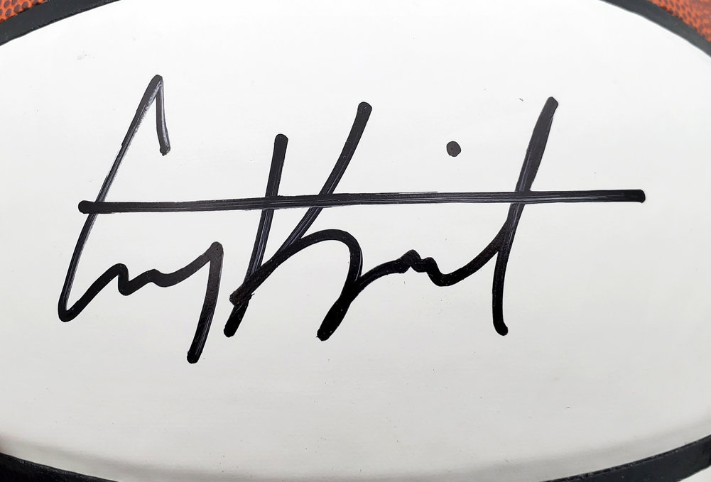 Corey Kispert Autographed Signed Gonzaga Bulldogs White Logo Basketball Mcs Holo Image a
