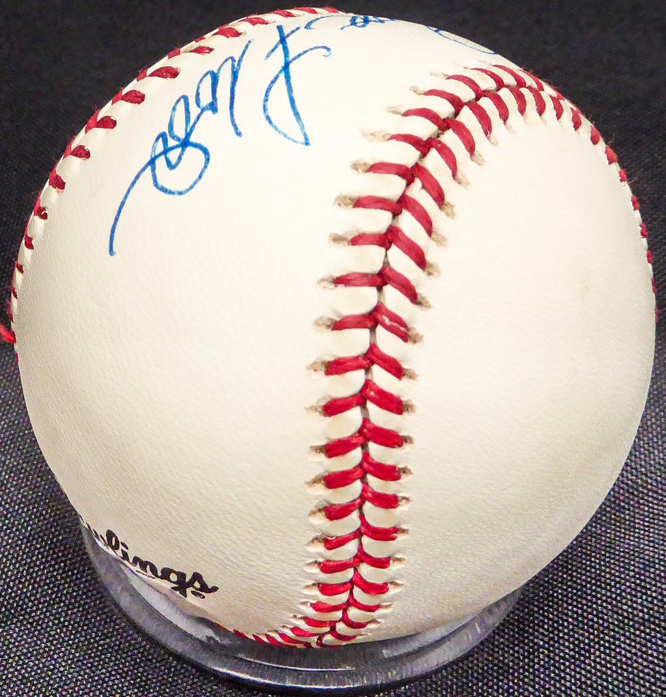 Curt Flood Autographed Official Nl Baseball St. Louis Cardinals PSA/DNA Image a