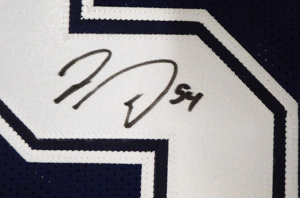 Dallas Cowboys Jaylon Smith Autographed Blue Jersey Beckett Beckett Image a