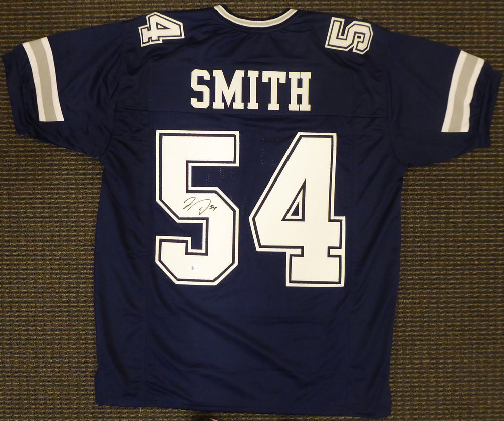 Dallas Cowboys Jaylon Smith Autographed Blue Jersey Beckett Beckett Image a