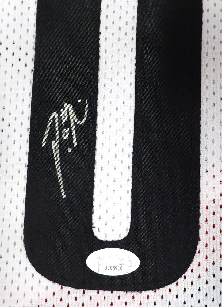 Portland Trail Blazers Damian Lillard Autographed White Jersey JSA Image a